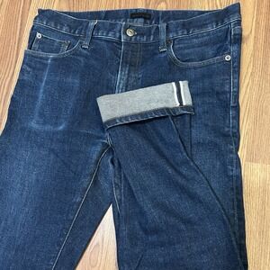 Uniqlo Selvedge Denim Jeans Women's Sz. 4 (32x27) Taper Dark Kaihara Classic